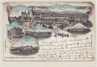 GRUSS AUS LAMBACH um 1900