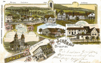 SCHÖNAU bei BRAUNAU um 1903