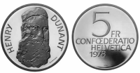 5 FRANKEN 1978 HENRY DUANT