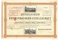 KREMSTHALBAHN 1880