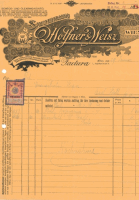 WOLFNER WEISZ WIEN 1918