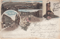 GRUSS AUS LINZ um 1900