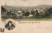 GRUSS AUS LINZ um 1900