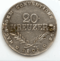 20 KREUTZER 1809 A