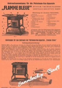 FLAMME BLEUE um 1900