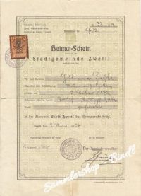 ZWETTL  um 1934